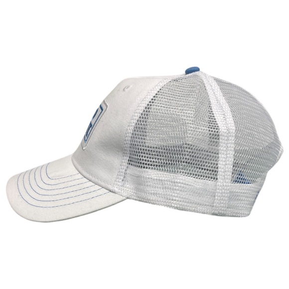BUD LIGHT Mesh SnapBack Hat OSFA White & Baby Blue Logo - Picture 3 of 6